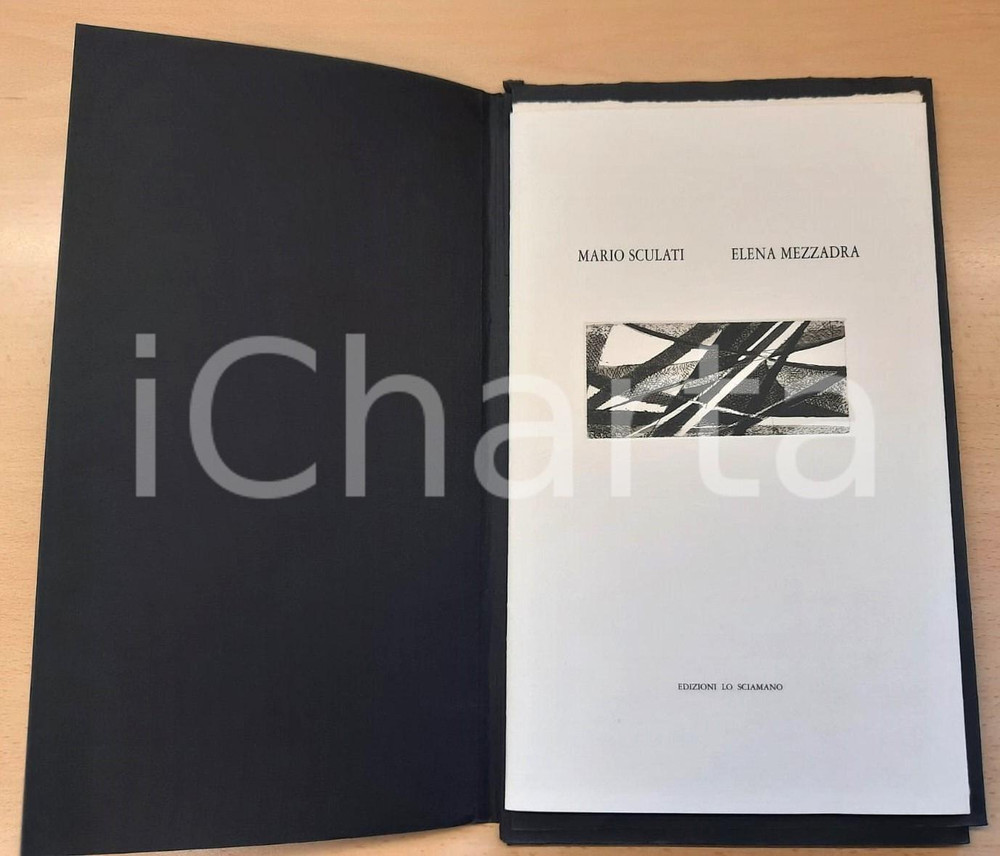 2000 ca Mario SCULATI Elena MEZZADRA - Plaquette *Edizioni LO SCIAMANO