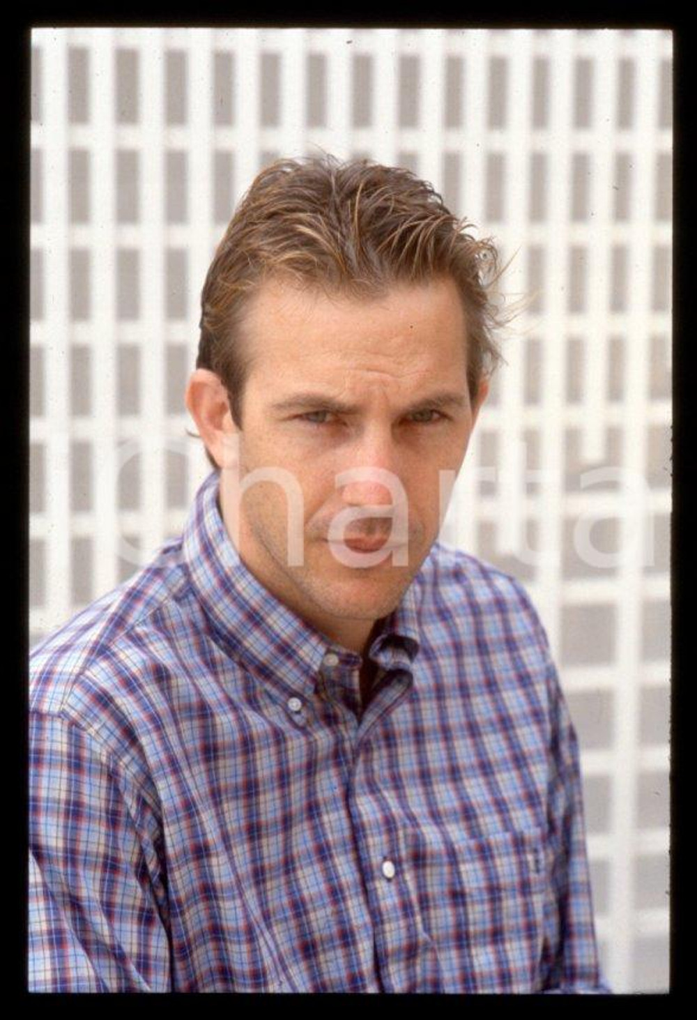Fotografia d epoca originale Kevin COSTNER attore  1990 ca  Ritratto 35 mm vintage slide 3 1