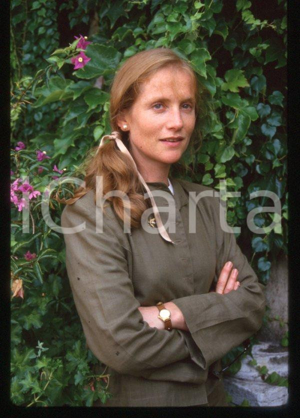 Fotografia d epoca originale Isabelle HUPPERT  Mostra del Cinema di VENEZIA 1985 ca 35mm vintage slide 15 1