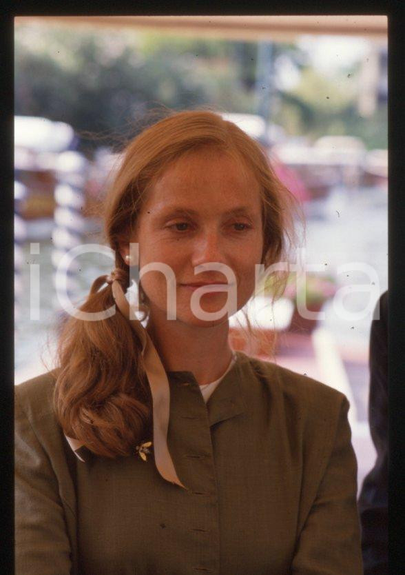 Fotografia d epoca originale Isabelle HUPPERT  Mostra del Cinema di VENEZIA 1985 ca 35mm vintage slide 3 1