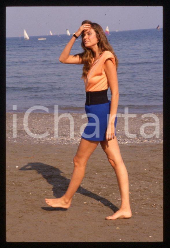 Fotografia d epoca originale Carol ALT  Lido di VENEZIA Mostra del Cinema 1988  35 mm vintage slide 5 1