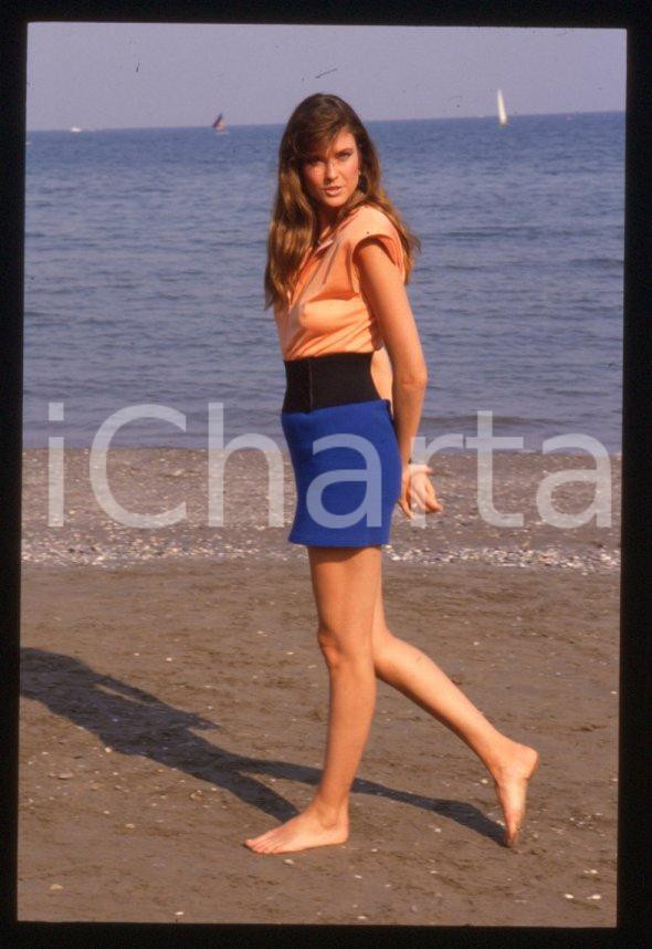 Fotografia d epoca originale Carol ALT  Lido di VENEZIA Mostra del Cinema 1988  35 mm vintage slide 6 1