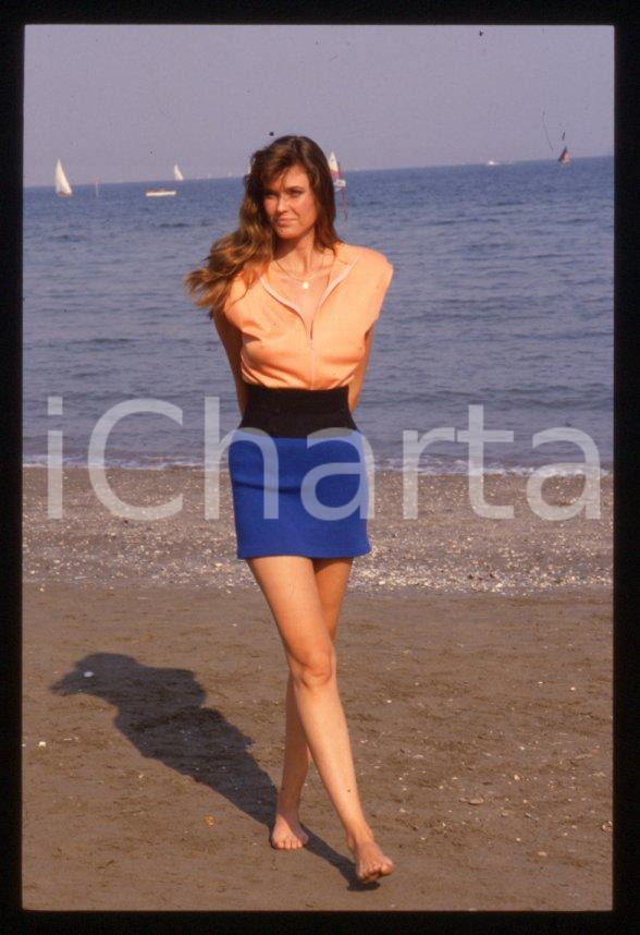 Fotografia d epoca originale Carol ALT  Lido di VENEZIA Mostra del Cinema 1988  35 mm vintage slide 9 1