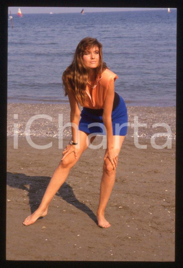 Fotografia d epoca originale Carol ALT  Lido di VENEZIA Mostra del Cinema 1988  35 mm vintage slide 11 1