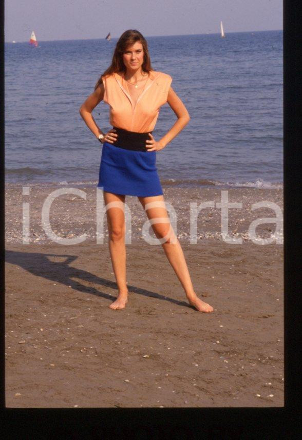 Fotografia d epoca originale Carol ALT  Lido di VENEZIA Mostra del Cinema 1988  35 mm vintage slide 13 1