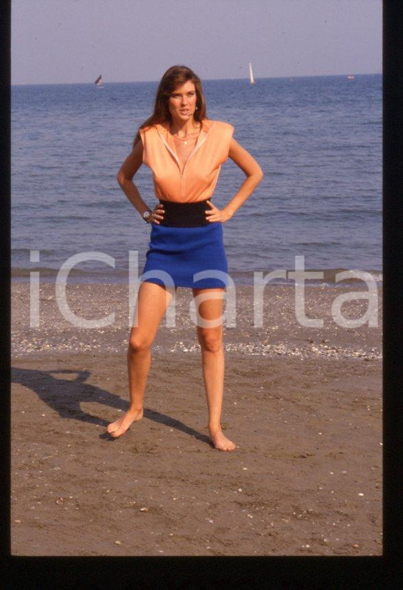 Fotografia d epoca originale Carol ALT  Lido di VENEZIA Mostra del Cinema 1988  35 mm vintage slide 14 1