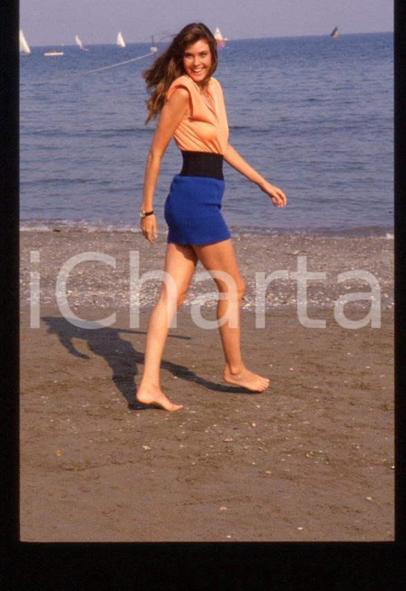 Fotografia d epoca originale Carol ALT  Lido di VENEZIA Mostra del Cinema 1988  35 mm vintage slide 15 1