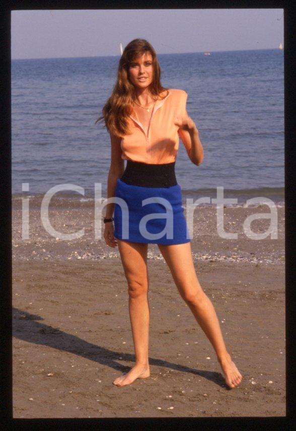 Fotografia d epoca originale Carol ALT  Lido di VENEZIA Mostra del Cinema 1988  35 mm vintage slide 19 1