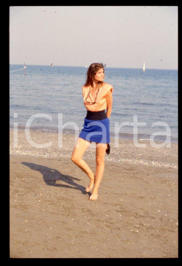 Fotografia d epoca originale Carol ALT  Lido di VENEZIA Mostra del Cinema 1988  35 mm vintage slide 20 1