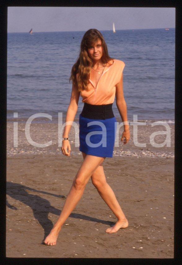 Fotografia d epoca originale Carol ALT  Lido di VENEZIA Mostra del Cinema 1988  35 mm vintage slide 21 1