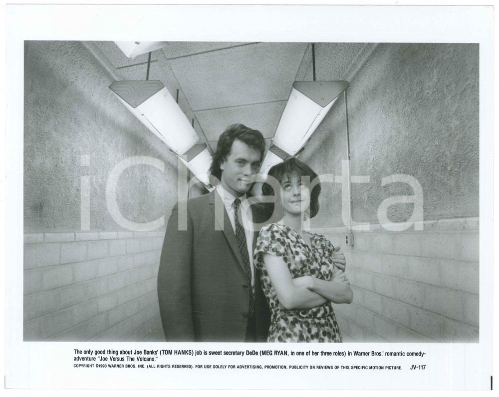 Materiale cinematografico d’epoca 1990 CINEMA  JOE VERSUS THE VOLCANO Tom HANKS Meg RYAN Photo 25x20 cm 1