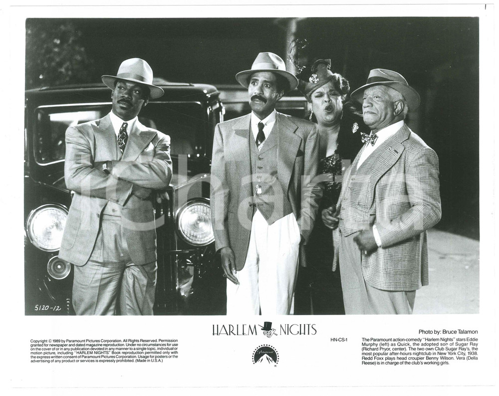 Materiale cinematografico d’epoca 1989 HARLEM NIGHTS Eddie MURPHY Richard PRYOR Della REESE Photo 25x20 cm 1