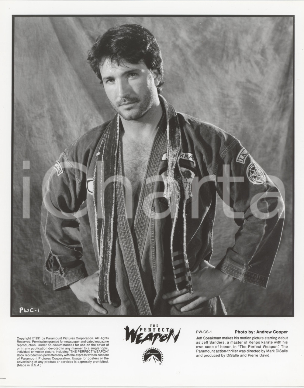 Materiale cinematografico d’epoca 1991 The Perfect Weapon di Mark DiSALLE  Jeff SPEAKMAN Ritratto  Foto 1 1