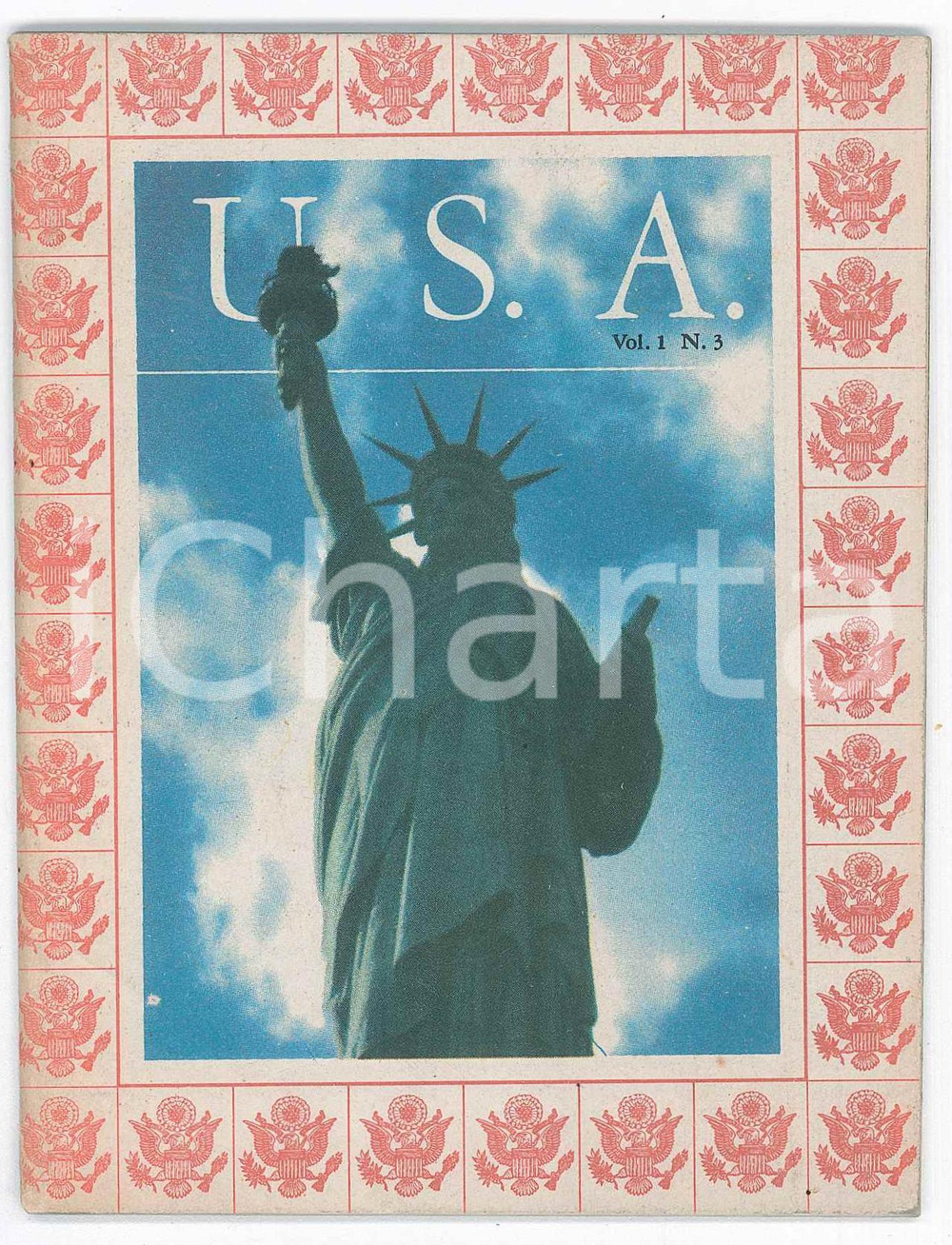 Libro, pubblicazione d epoca 1945 ca U.S.A. Ferrovie americane e guerra  Vol. 1 nÂ° 3 63 pp. 1