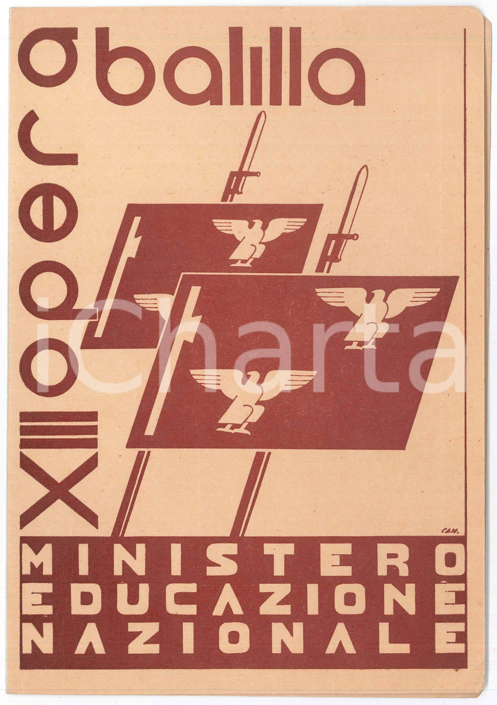 Oggetto da collezione cartaceo 1935 POMARANCE Scuola elementare Enrico Toti  Pagella Liliana CAPPELLINI 1