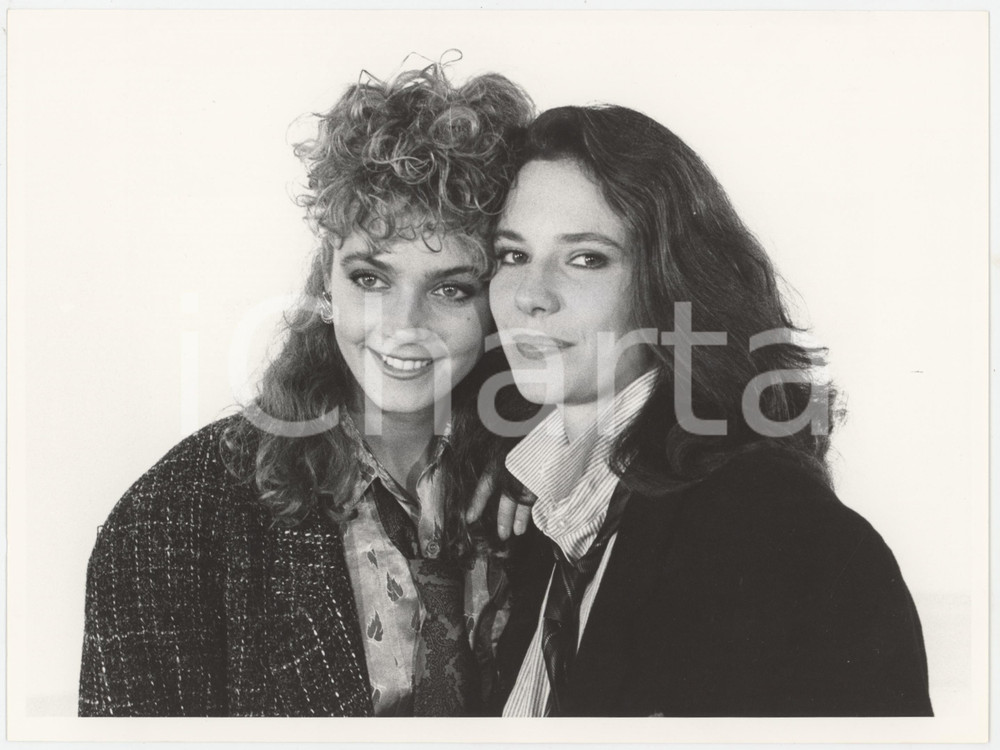 Fotografia d epoca originale 1985 ca CINEMA Attrici Giovanna MALDOTTI Valeria CAVALLI 1  Foto 1