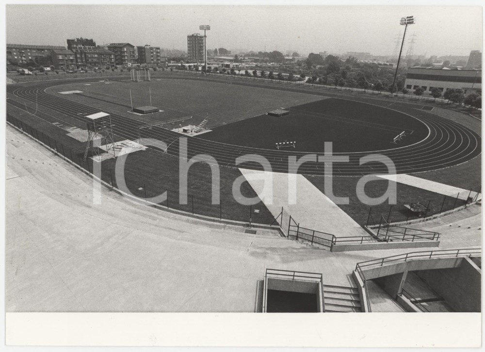 Fotografia d epoca originale 1985 ca SESTO SAN GIOVANNI Centro sportivo di Via Manin  Foto 17x12 cm 1