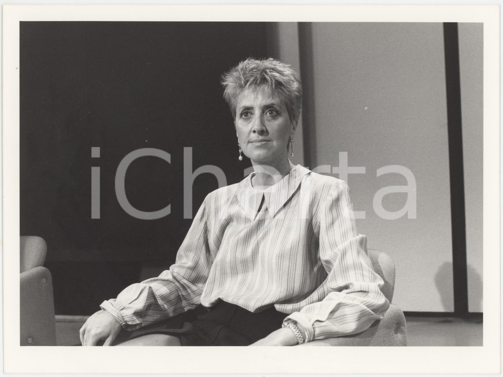 Fotografia d epoca originale 1985 ca PARTITO SOCIALISTA Marisa BELLISARIO Politico PSI Foto 24x18 cm 1 1
