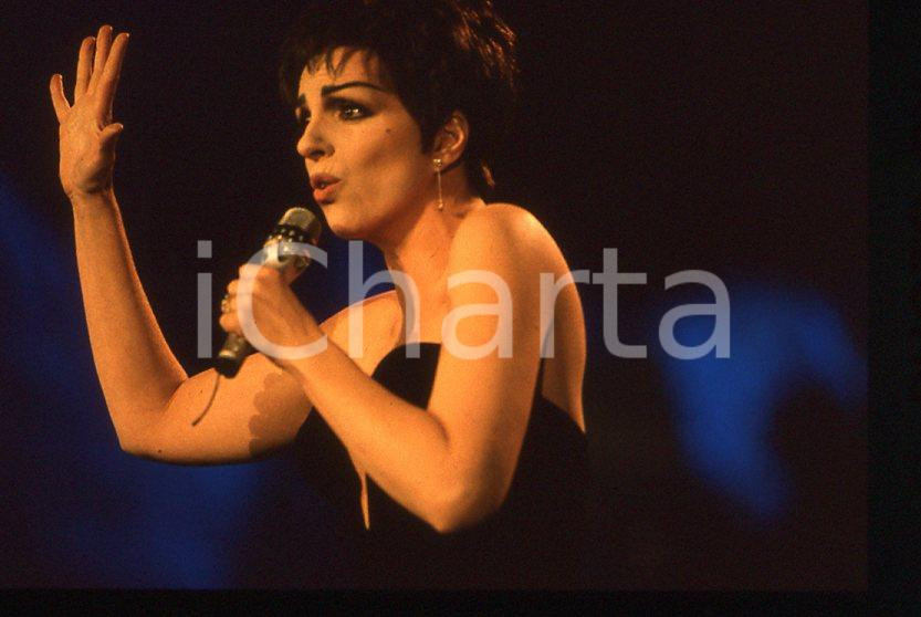 Fotografia d epoca originale Liza MINNELLI  40Â° Festival di SANREMO 1990 35mm vintage slide 13 1