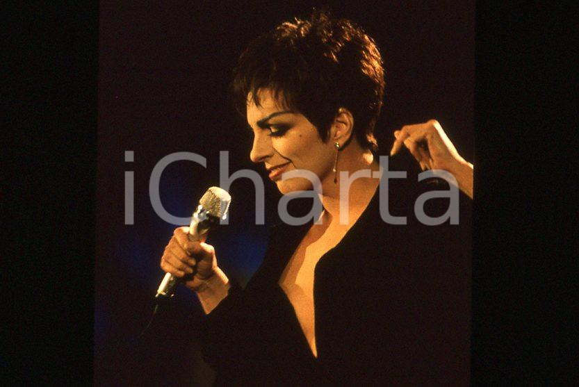 Fotografia d epoca originale Liza MINNELLI  40Â° Festival di SANREMO 1990 35mm vintage slide 14 1