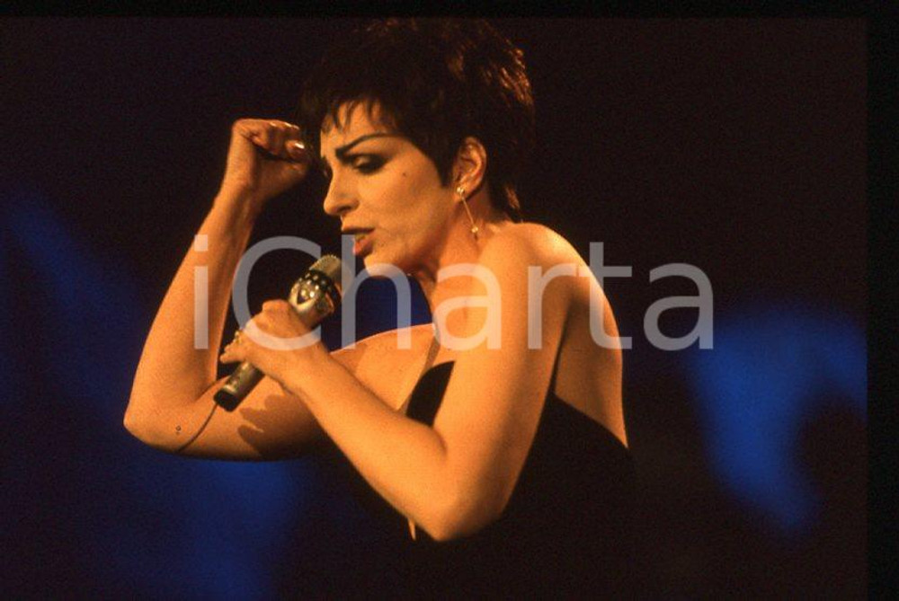 Fotografia d epoca originale Liza MINNELLI  40Â° Festival di SANREMO 1990 35mm vintage slide 18 1