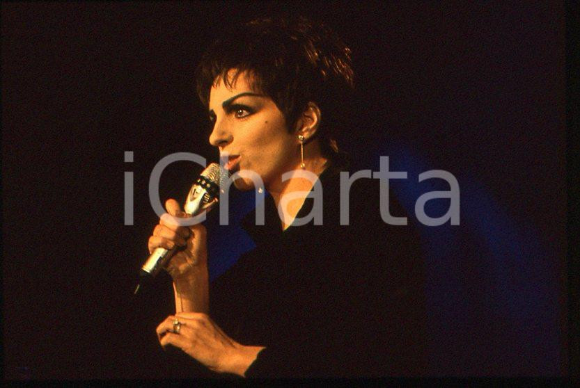 Fotografia d epoca originale Liza MINNELLI  40Â° Festival di SANREMO 1990 35mm vintage slide 19 1