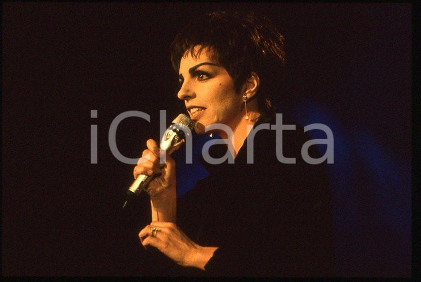 Fotografia d epoca originale Liza MINNELLI  40Â° Festival di SANREMO 1990 35mm vintage slide 43 1