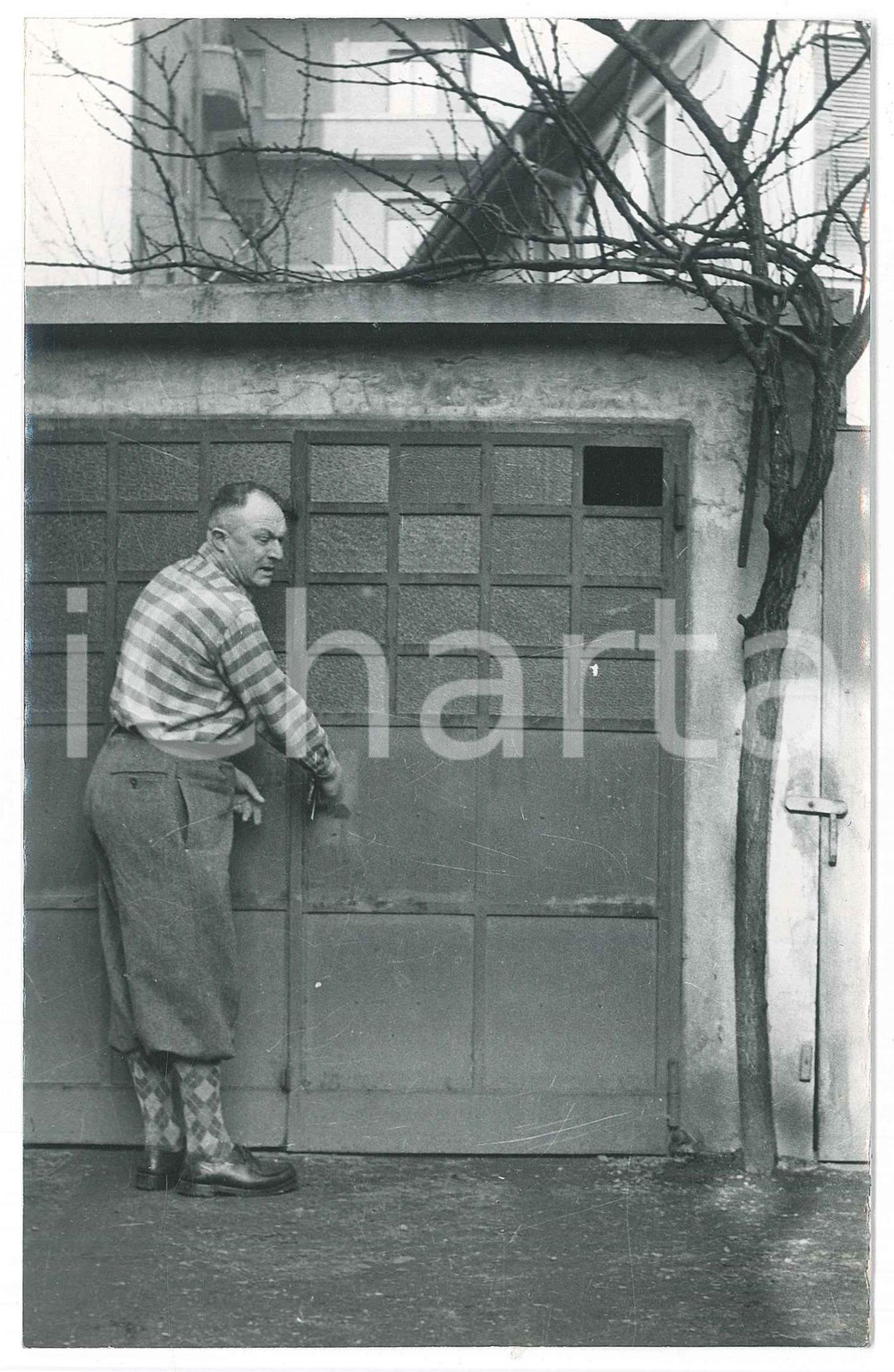 Fotografia d epoca originale 1950 ca MILANO Caso Rina FORT  Luigi Corsi protettore dell imputata Foto 1
