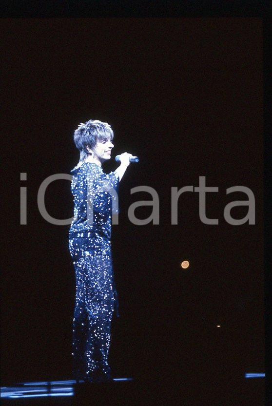 Fotografia d epoca originale Liza MINNELLI on stage   ITALY ? 1990 ca 35 mm vintage slide 45 1