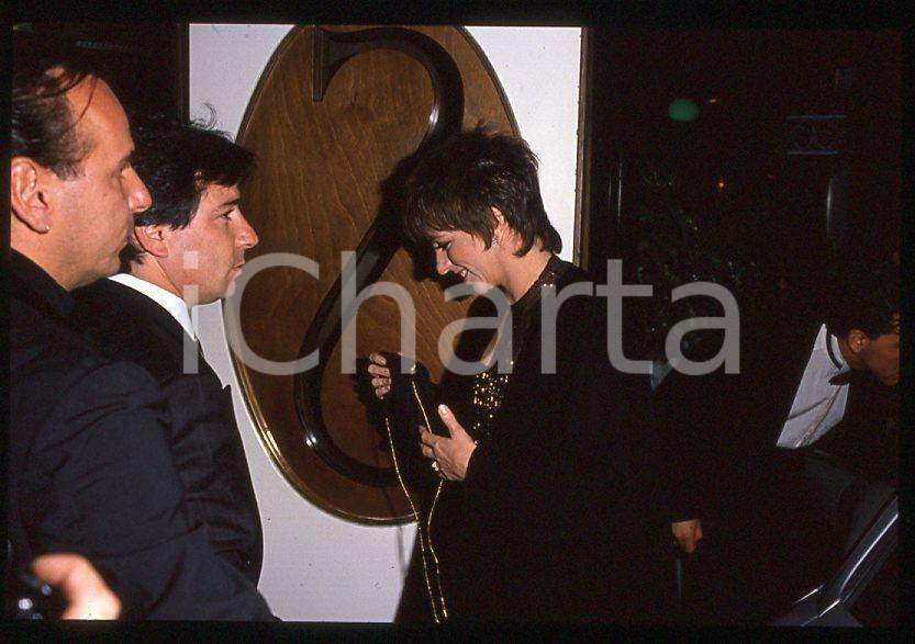 Fotografia d epoca originale Liza MINNELLI a un evento  MILANO 1989  35mm vintage slide 3 1