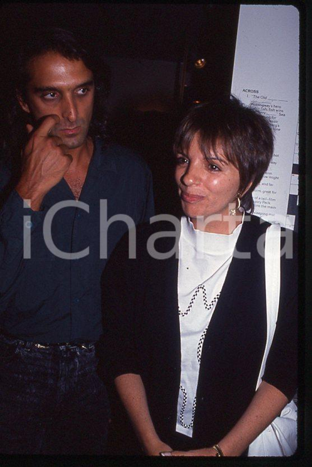 Fotografia d epoca originale Liza MINNELLI Mark GERO 1988 Un pesce chiamato Wanda 35mm vintage slide 1