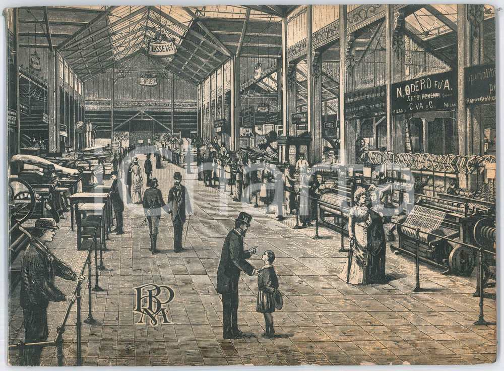 Libro, pubblicazione d epoca 1980 ca BANCA POPOLARE DI MILANO La prima Fiera di Milano Illustrato 1