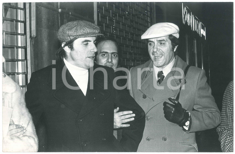 Fotografia d epoca originale 1970 ca ITALIA  TEATRO Aldo e Carlo GIUFFRÃˆ Ritratto  Foto 30x20 cm 1 1