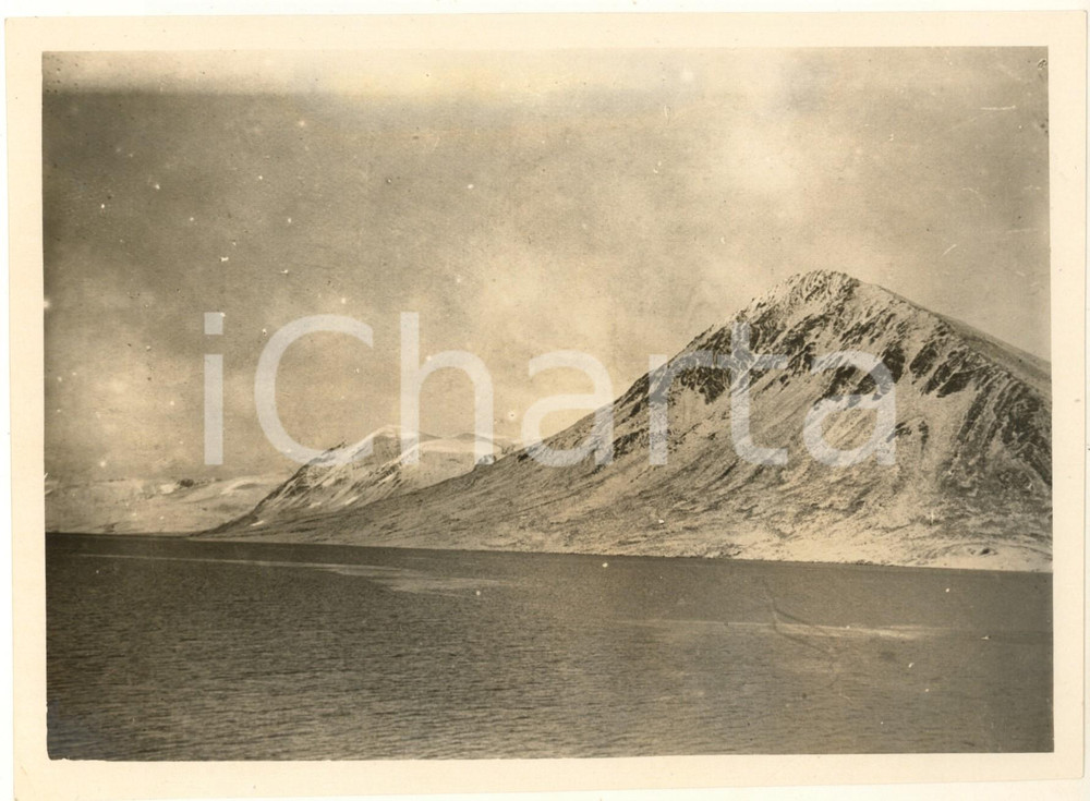 Fotografia d epoca originale 1929 EX URSS Stretto di MATOCHKIN  Veduta panoramica Foto 22x16 1