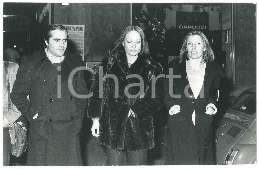 Fotografia d epoca originale 1970 ca ITALIA  TEATRO Carlo GIUFFRÃˆ Lidia PANICALI Ritratto  Foto 30x20 cm 1