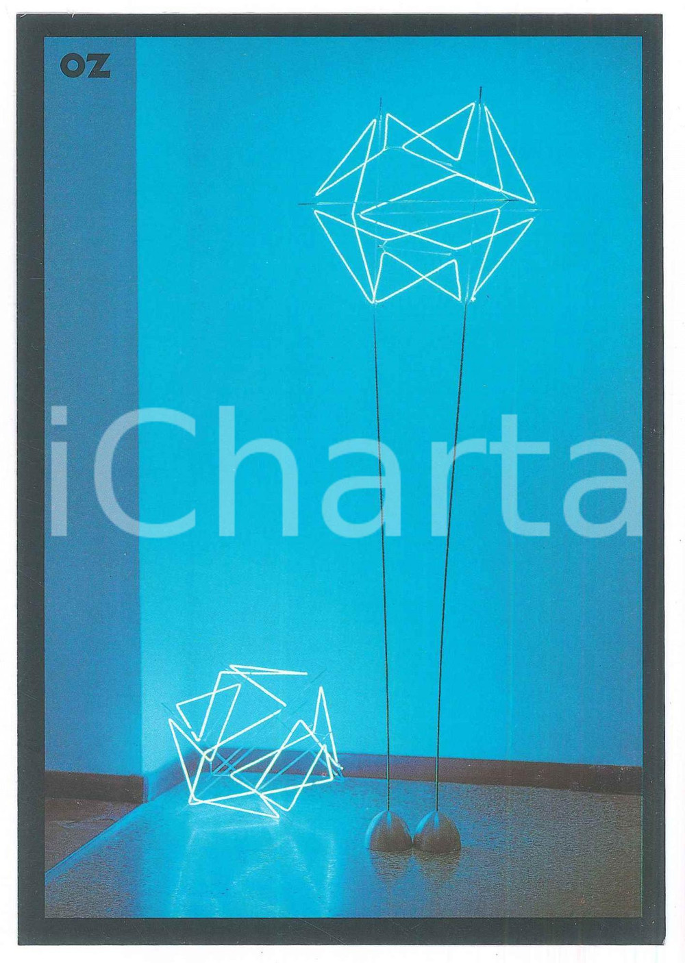 Cartolina originale da collezione 2000 ca ROMA  OZ STUDIO Mostra Breaking the light  Cartolina FG NV 2 1