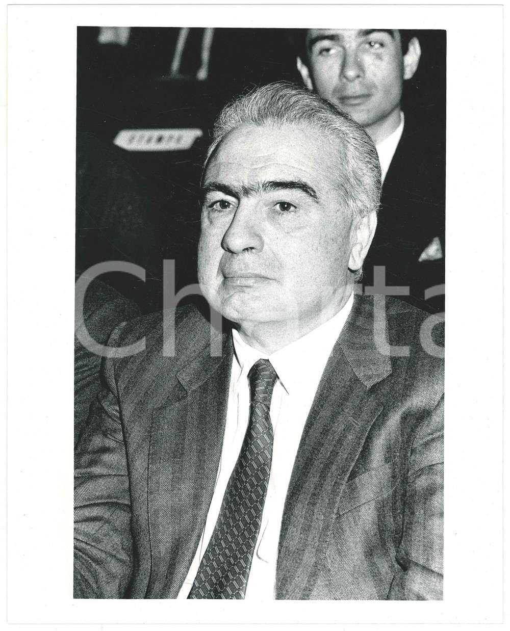 Fotografia d epoca originale 1986 MILANO Convegno BREDA Uomini e Tecnologie  DEL PONTE  ANDREONI Foto 1