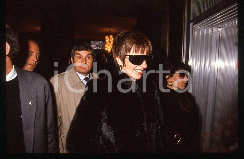 Liza MINNELLI - MILANO 1989 Hotel Principe di Savoia *35mm vintage slide 3