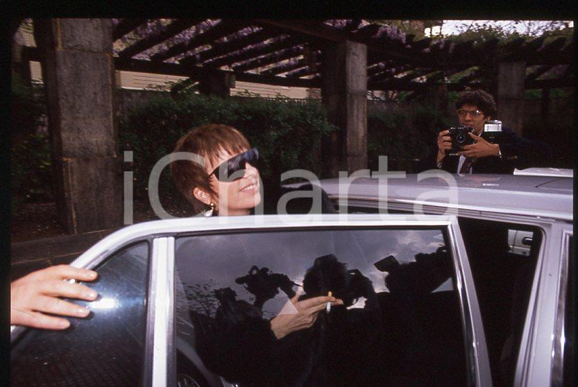 Fotografia d epoca originale Liza MINNELLI  MILANO 1989 Hotel Principe di Savoia 35mm vintage slide 12 1