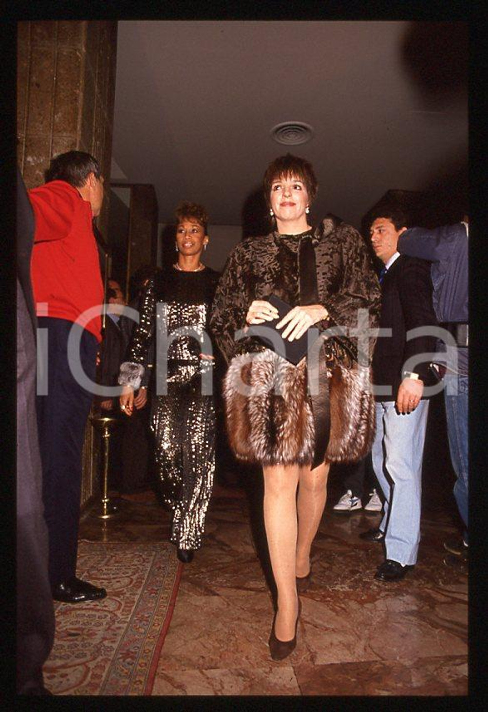 Fotografia d epoca originale Liza MINNELLI Altovise DAVIS   ITALIA ? 1990 ca 35mm vintage slide 2 1