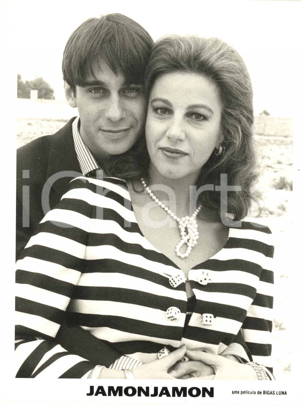 Fotografia d epoca originale 1992 Film JamÃ³n jamÃ³n di BIGAS LUNA  Jordi MOLLÃ€ Stefania SANDRELLI Foto 1