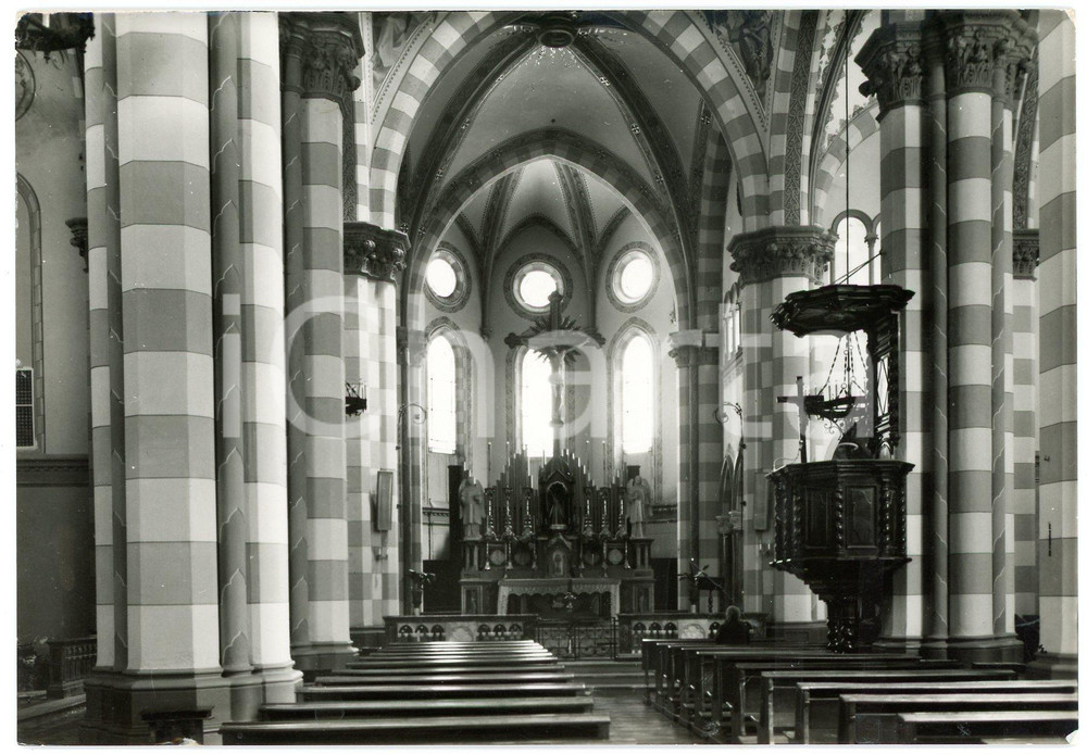Cartolina originale da collezione 1950 ca ANTIGNANO AT Chiesa Beata Vergine del Carmine  Cartolina FG 1