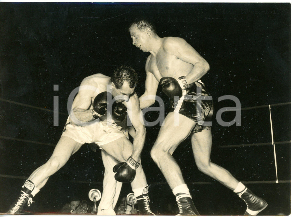 1957 MILANO BOXE Europei pesi mediomassimi - Artemio CALZAVARA Gerhard HECHT