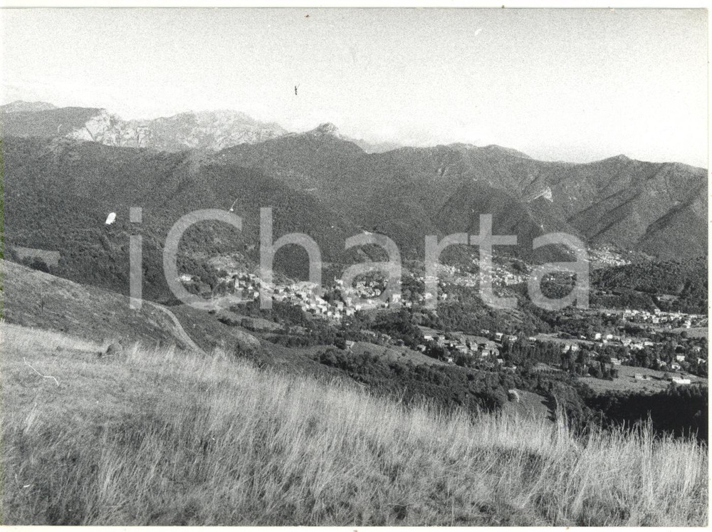 Fotografia d epoca originale 1980 PIAN DEL TIVANO CO Veduta panoramica della Grigna Fotografia 18x13 cm 1