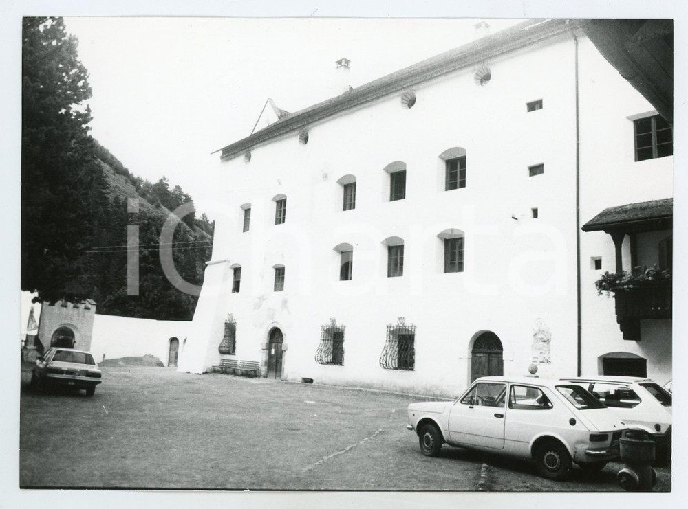 Fotografia d epoca originale 1982 MALLES  BURGUSIO Abbazia di Monte Maria  Foto 17x13 cm 3 1