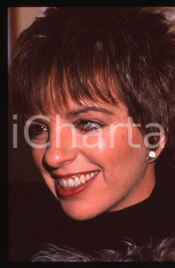 Fotografia d epoca originale Liza MINNELLI ritratto  Intervista a MILANO 1989 35mm vintage slide 3 1