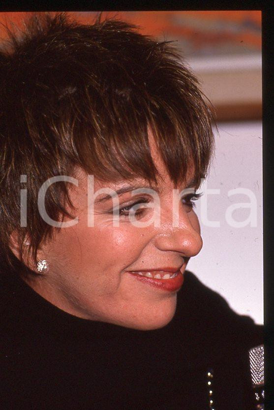 Fotografia d epoca originale Liza MINNELLI ritratto  Intervista a MILANO 1989 35mm vintage slide 4 1