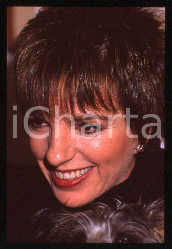 Fotografia d epoca originale Liza MINNELLI ritratto  Intervista a MILANO 1989 35mm vintage slide 6 1