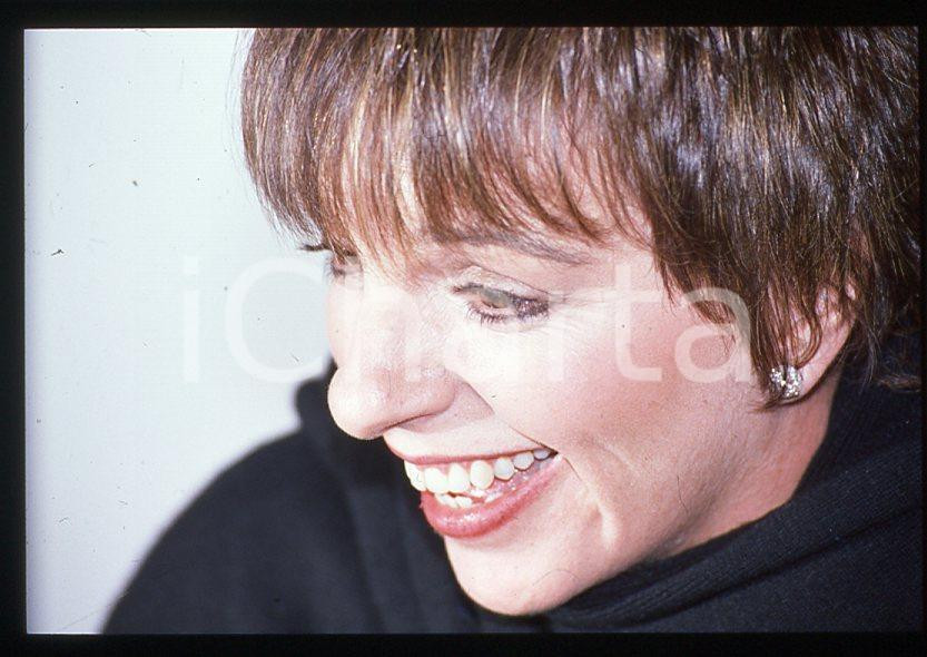 Fotografia d epoca originale Liza MINNELLI ritratto  Intervista a MILANO 1989 35mm vintage slide 14 1