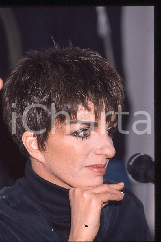Fotografia d epoca originale Liza MINNELLI  40Â° Festival di SANREMO 1990  Intervista 35mm vintage slide 13 1